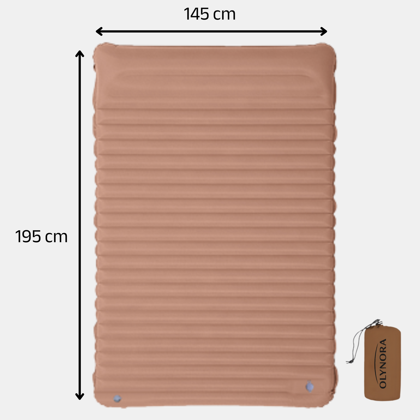 Double matelas gonflable