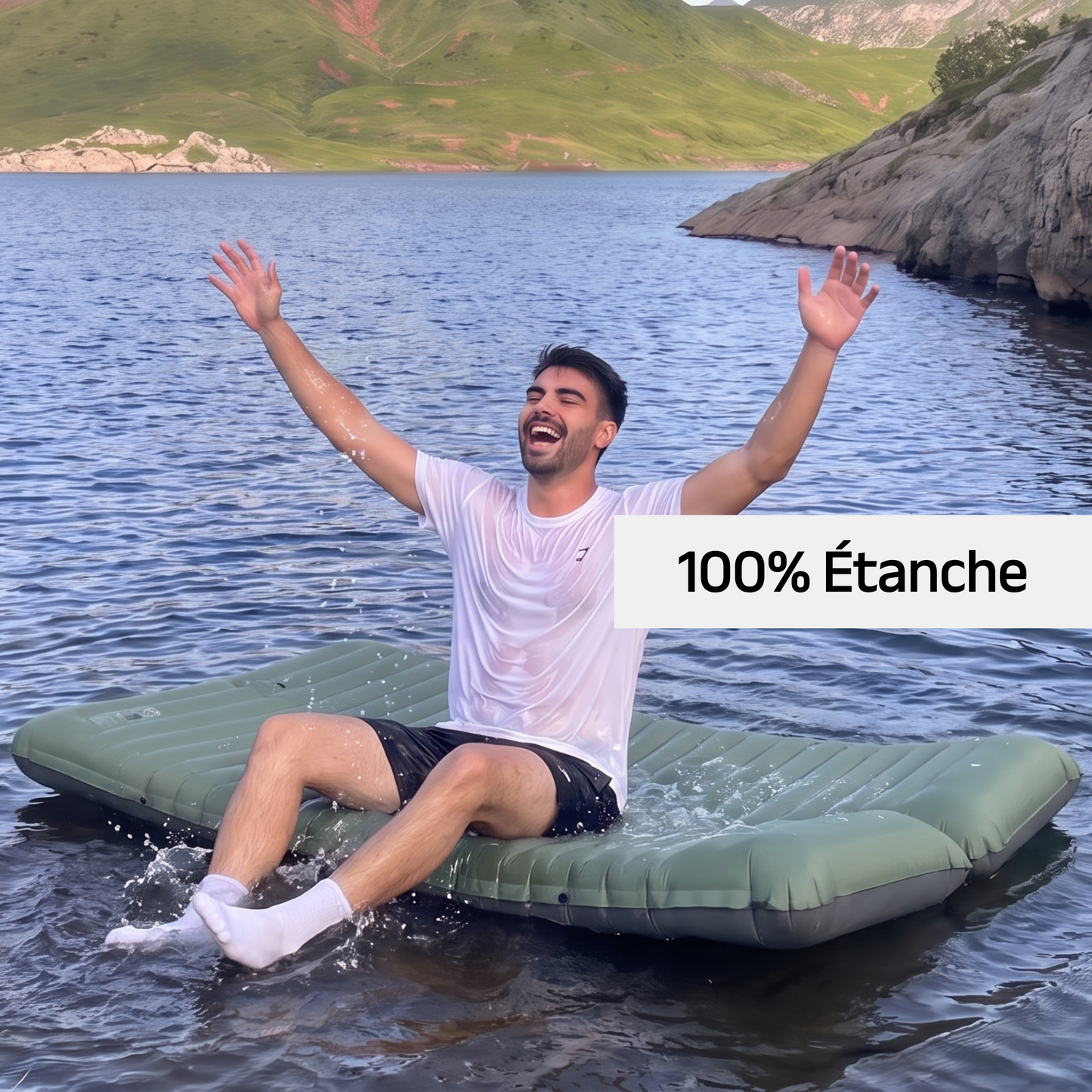 Matelas gonflable - Plage